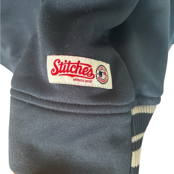 Yankees MLB Baseball Full Zip 100% Polyester Jacket Coat mensStitches - Picture 3 of 5